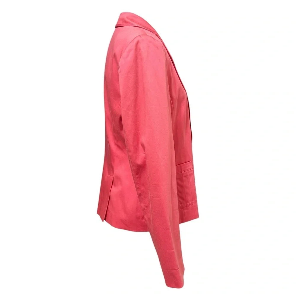 INC Pink Blazer Large Single Button Office Careerwear Siren Power Jacket 90s Y2K